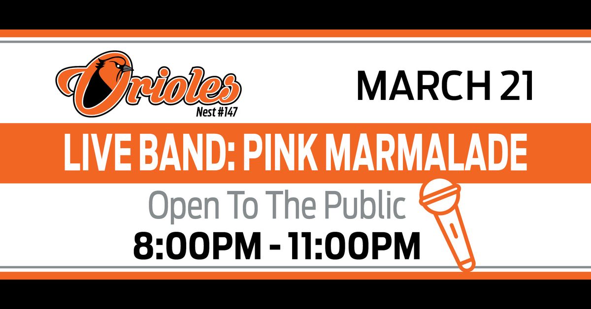 LIVE BAND: Pink Marmalade