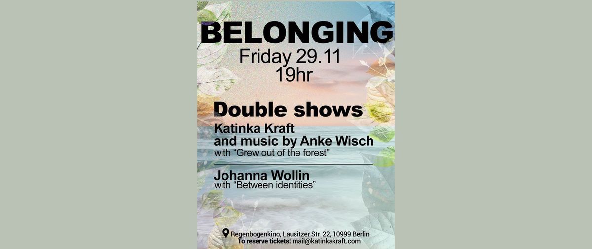 BELONGING - Two Storytelling Shows