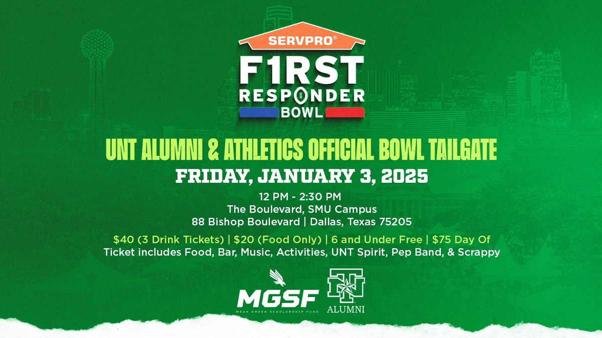 UNT Alumni and Athletics Official Bowl Tailgate