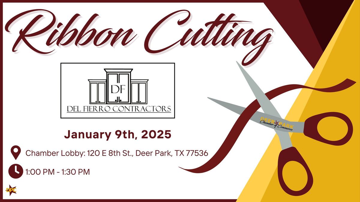 Ribbon Cutting: Del Fierro Contractors LLC