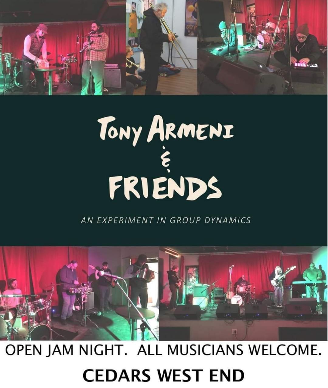 Tony Armeni and Friends, an Experiment in group dynamics