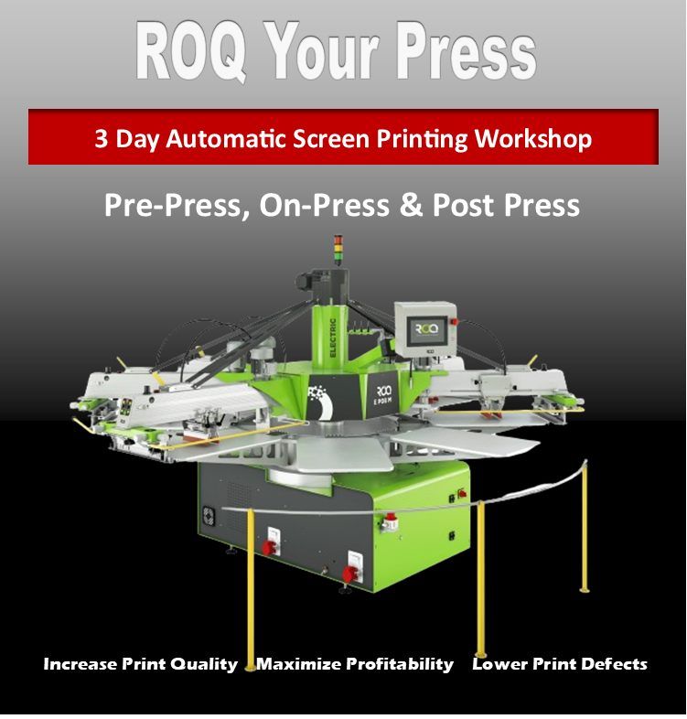 ROQ Your Press Automatic 3 day Workshop