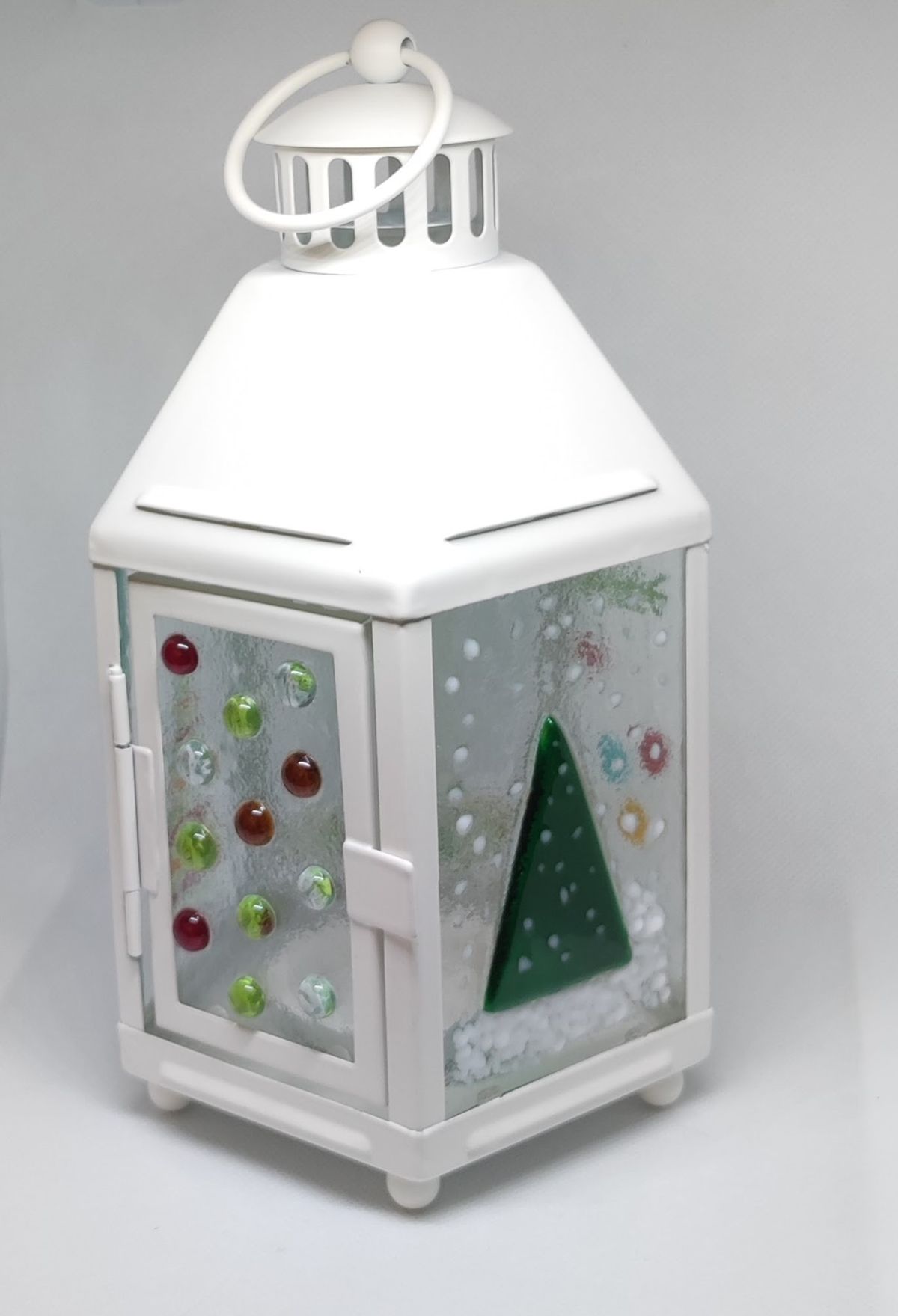 Beginners glass fusing - create a festive lantern 