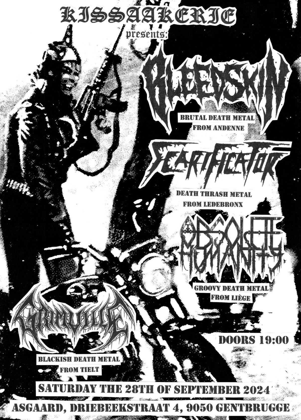 BleedSkin + Scarificator + Obsolete Humanity + Grimville at Asgaard