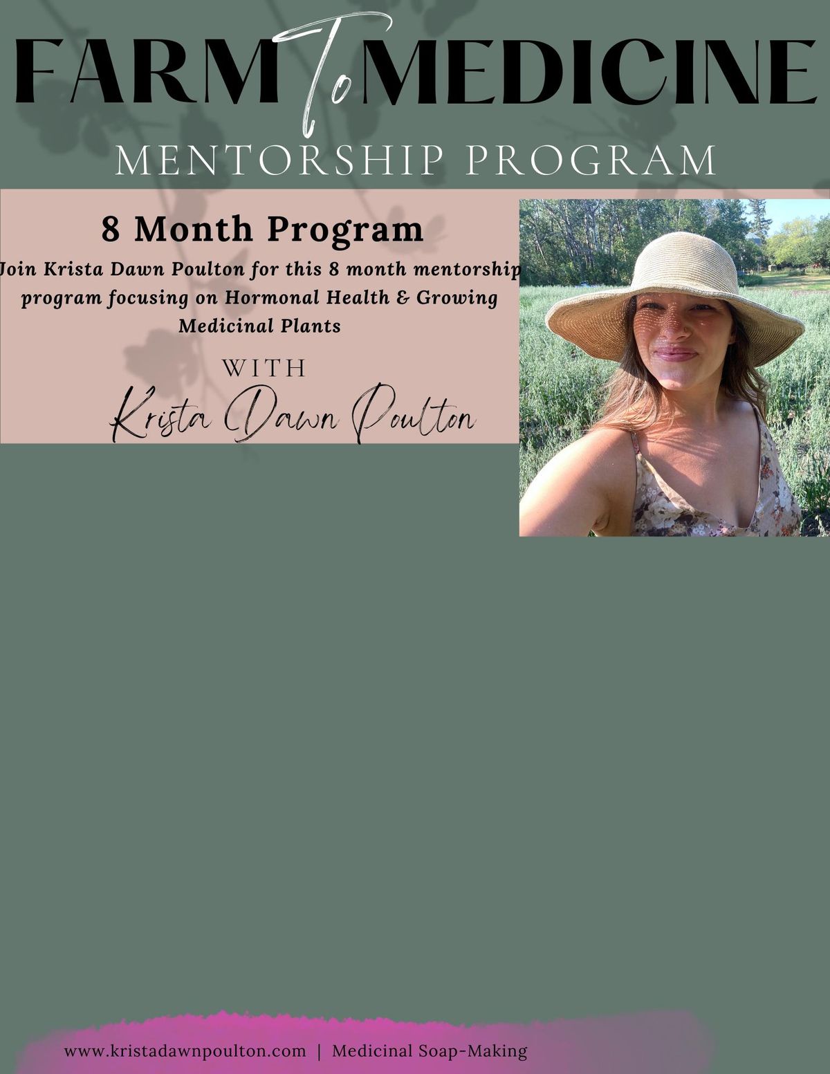 FARM to MEDICINE Mentorship 8-Month Program