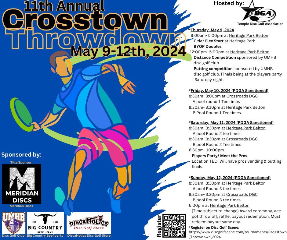 11th Annual Crosstown Throwdown Disc Golf Tournament 