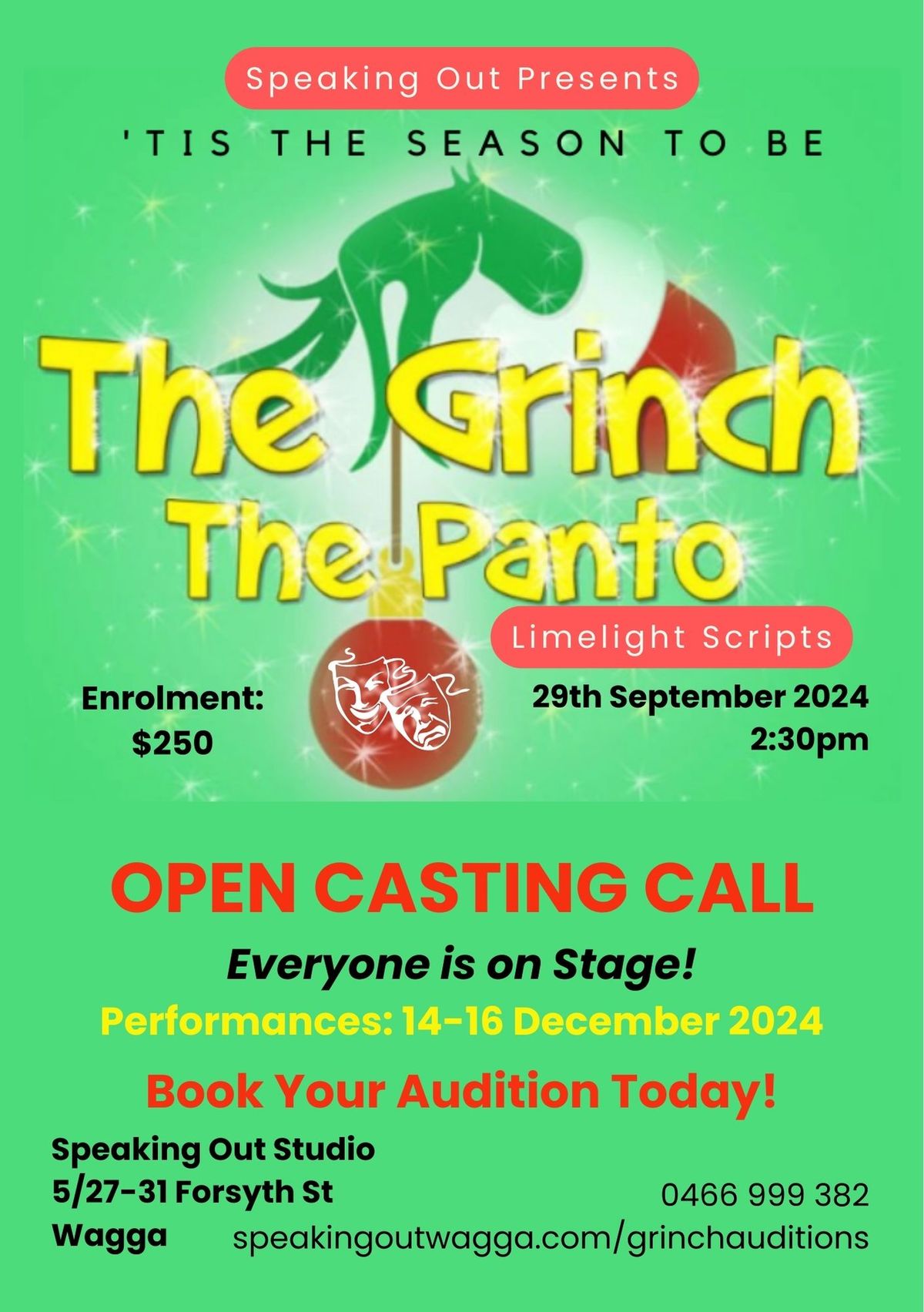 The Grinch Auditions