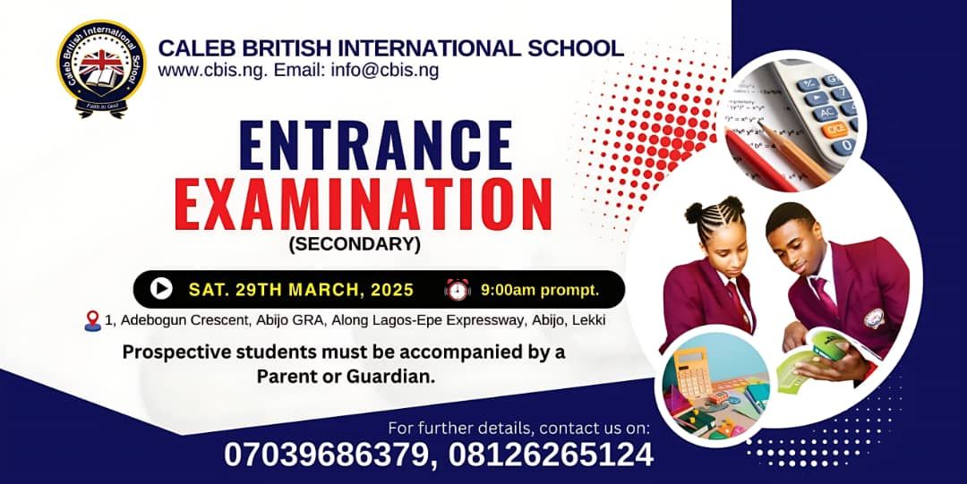 CBIS Entrance Examination -March 29th