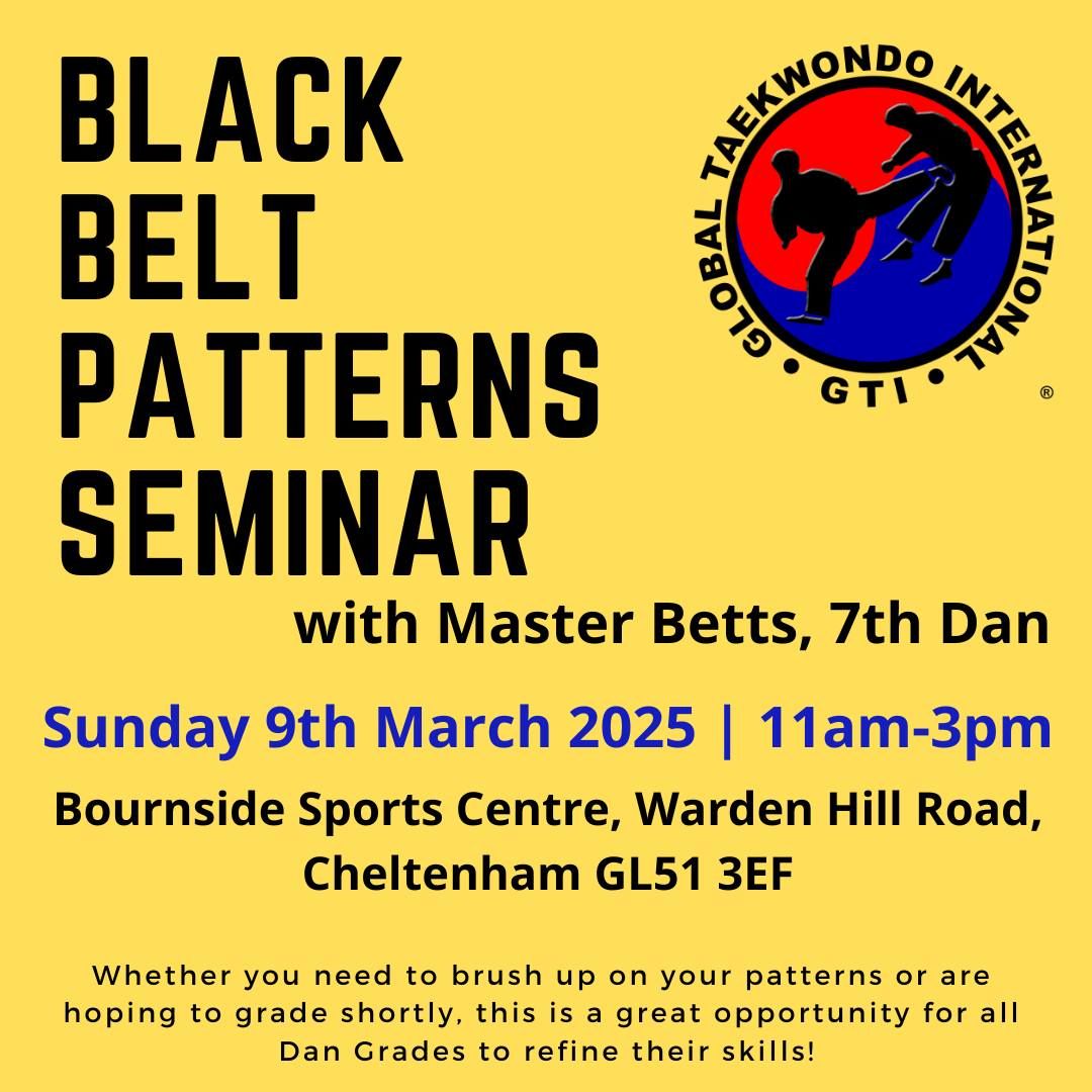 GTI Black Belt Patterns Seminar with Master Andy Betts