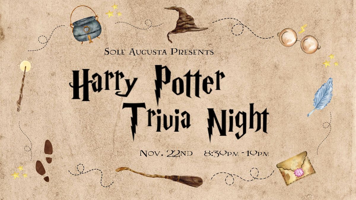 Harry Potter Trivia Night