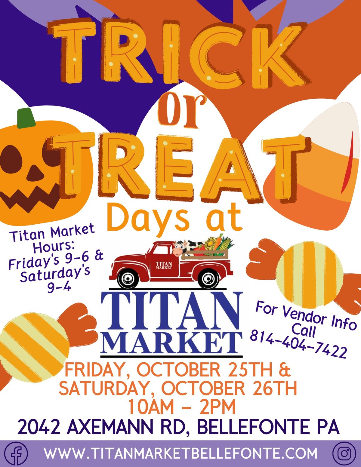 Trick or Treat at Titan Market