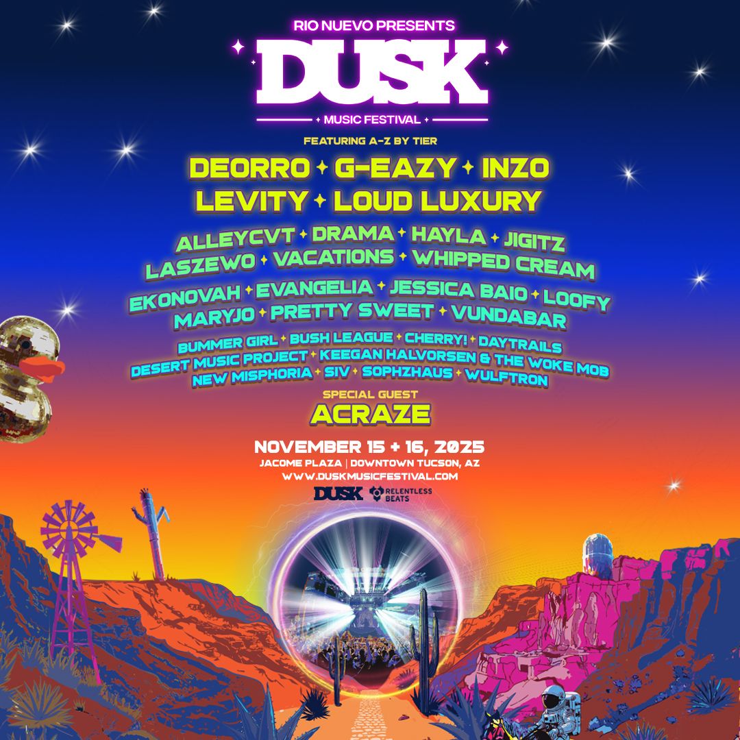 2025 Dusk Music Festival - Sunday at Jacome Plaza