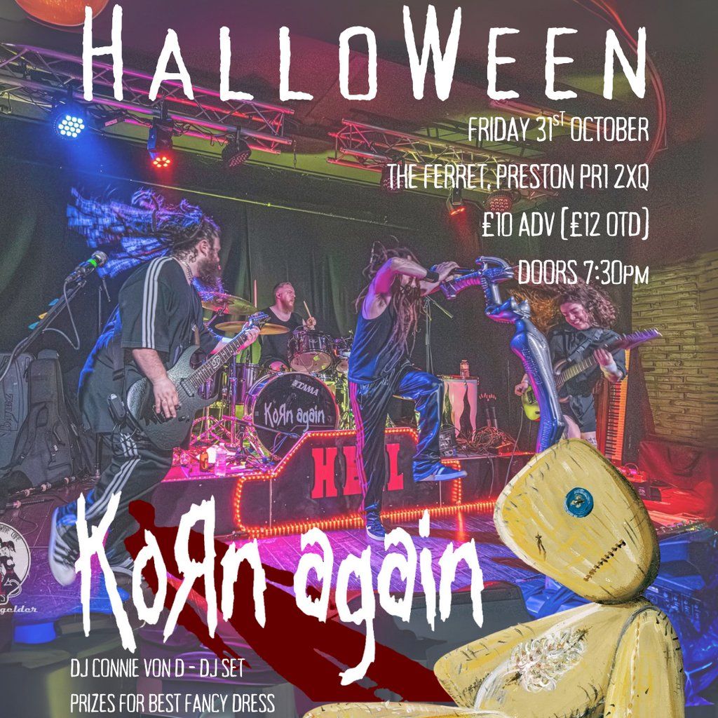 ELDER EMO UK HALLOWEEN - With special guests KORN AGAIN