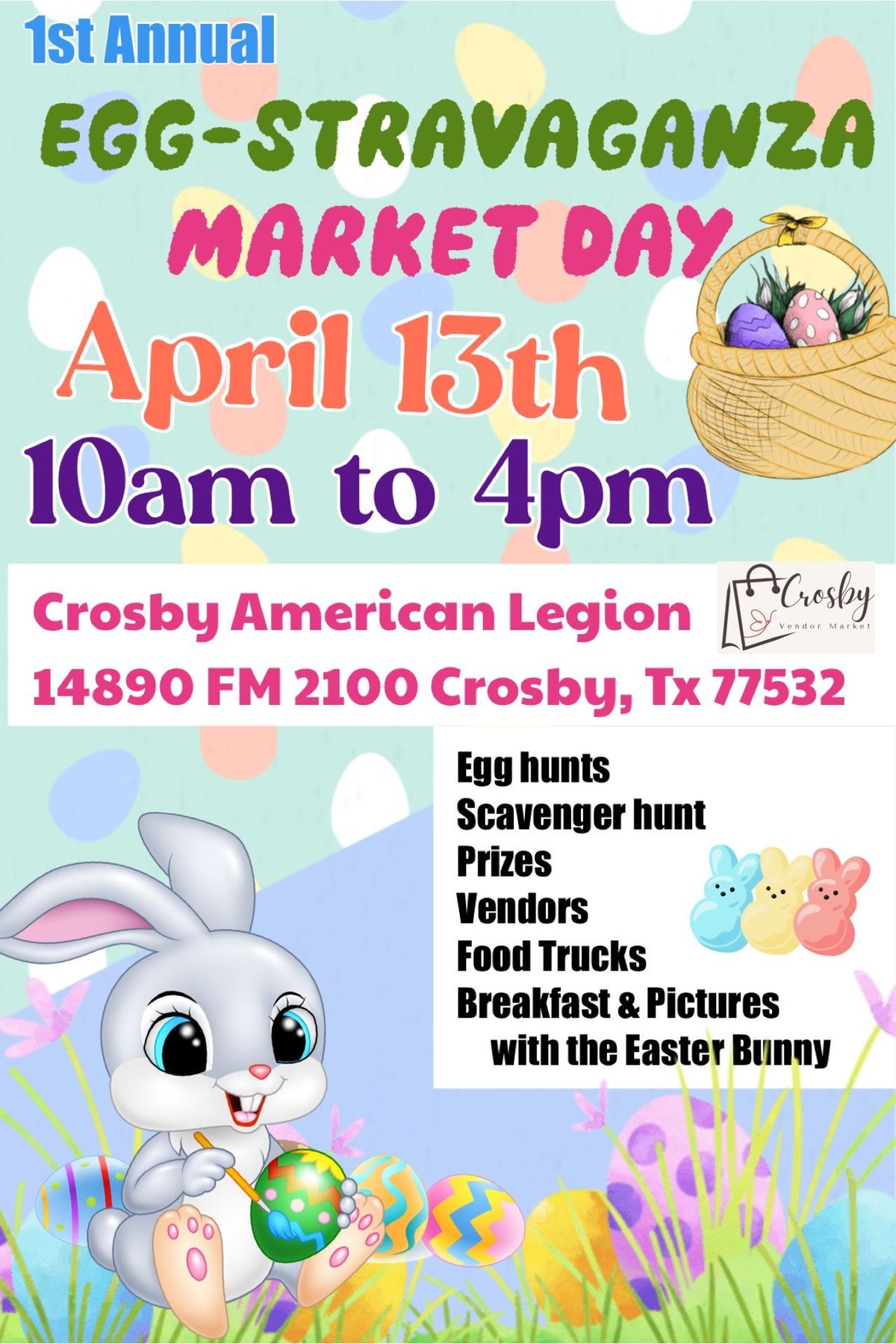 April Egg-stravaganza Market Day