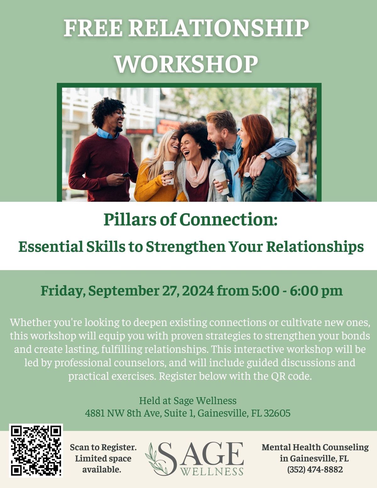 Pillars of Connection Workshop: Essential Skills to Strengthen Your Relationships