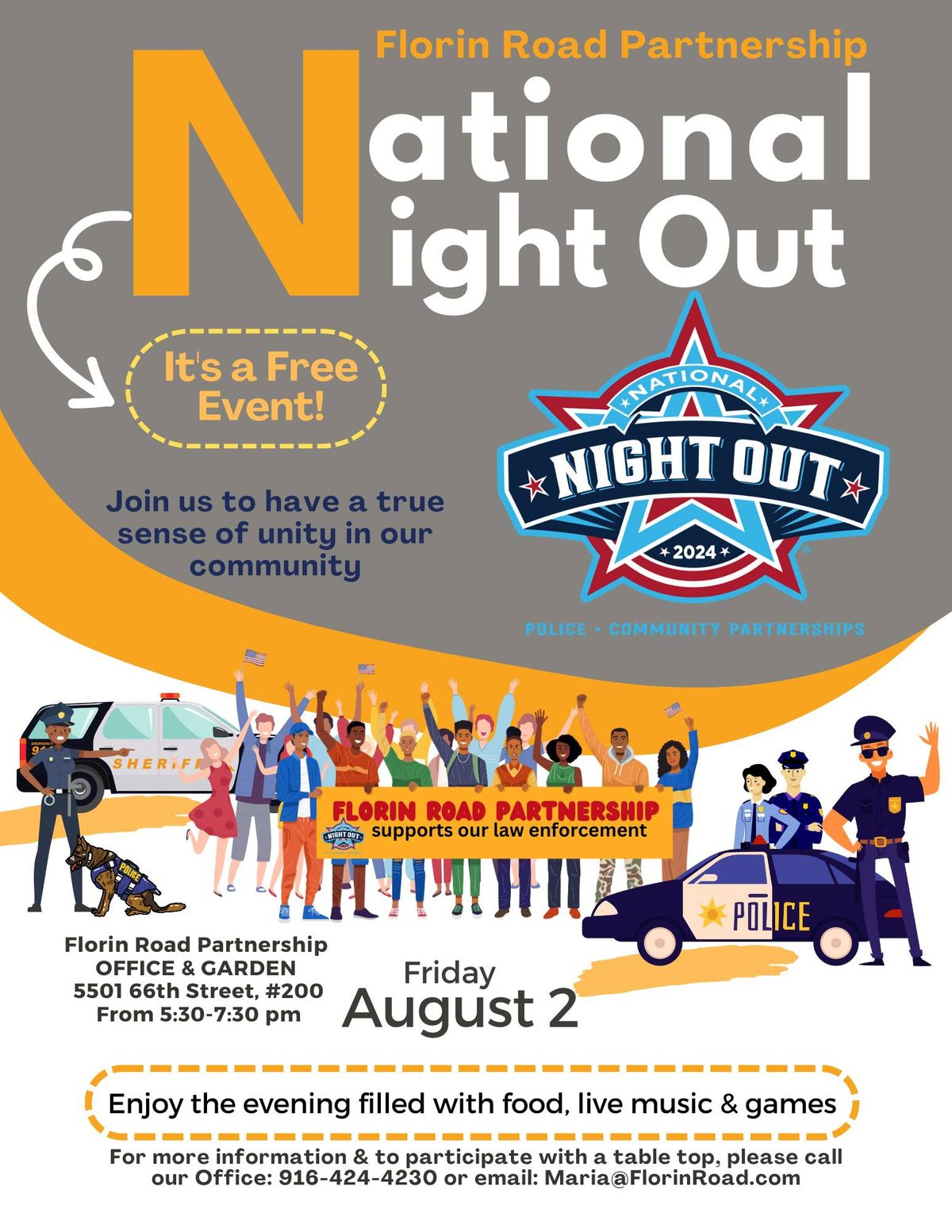 National Night Out 2024- Florin Road Partnership
