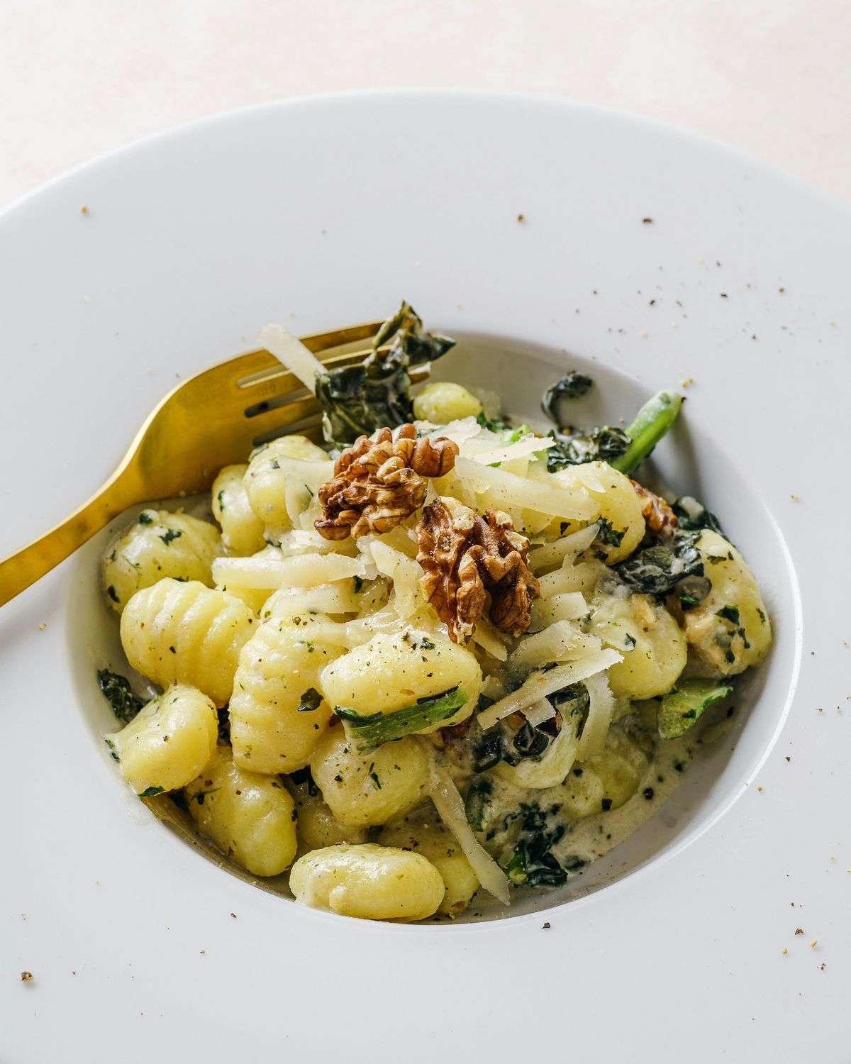 Gnocchi, Gnocchi In White Sauce-Workshop