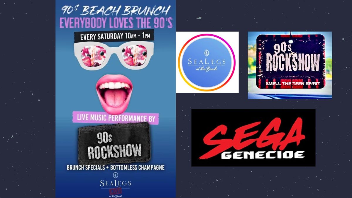 Sealegs Saturdays 90s Beach Brunch - 90s Rockshow or Sega Genecide