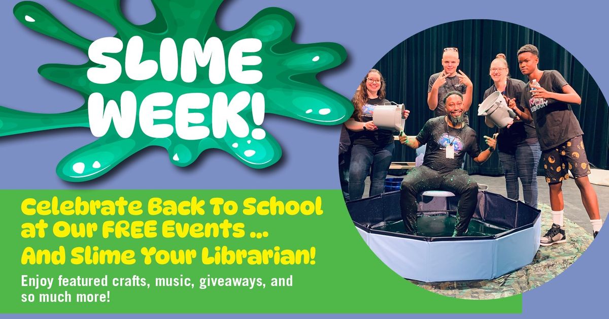 Back to School Slime Week