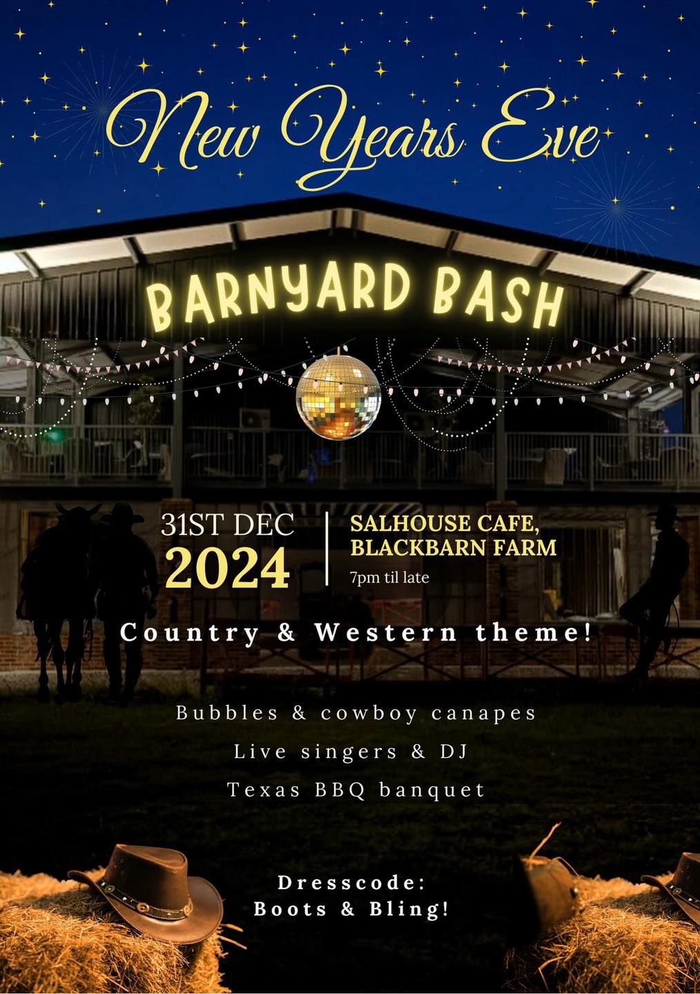 New Year\u2019s Eve Barnyard Bash!