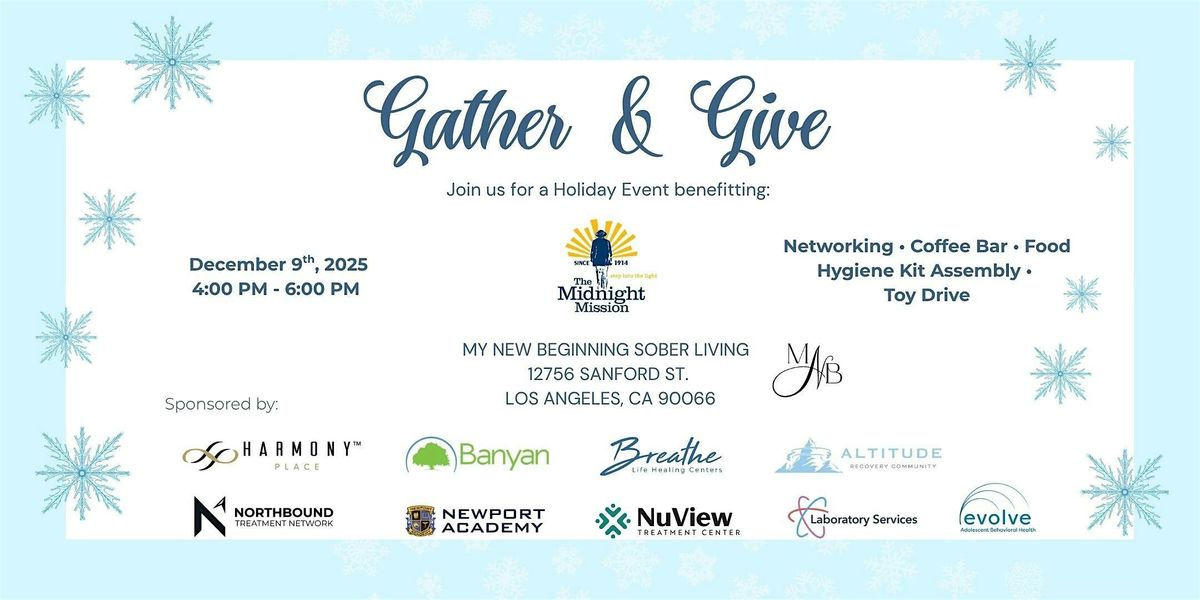 GATHER & GIVE: Celebrating Holiday Cheer That Matters