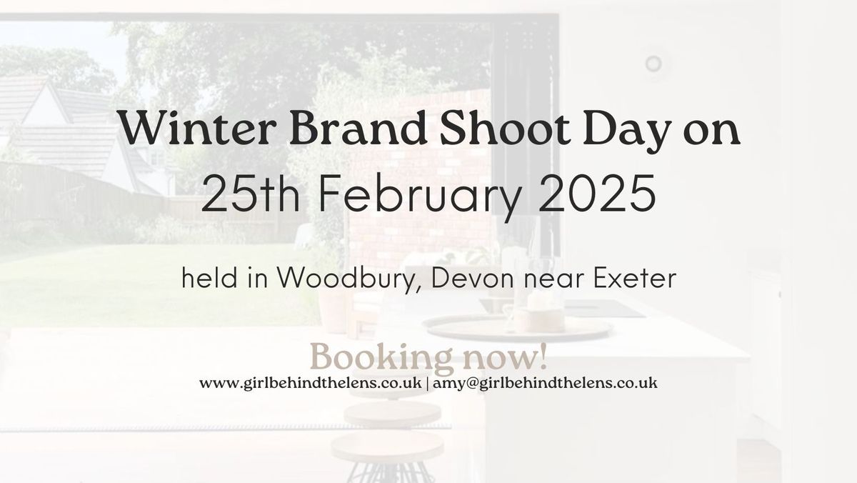 1 hour Brand Photoshoot in Woodbury, Devon