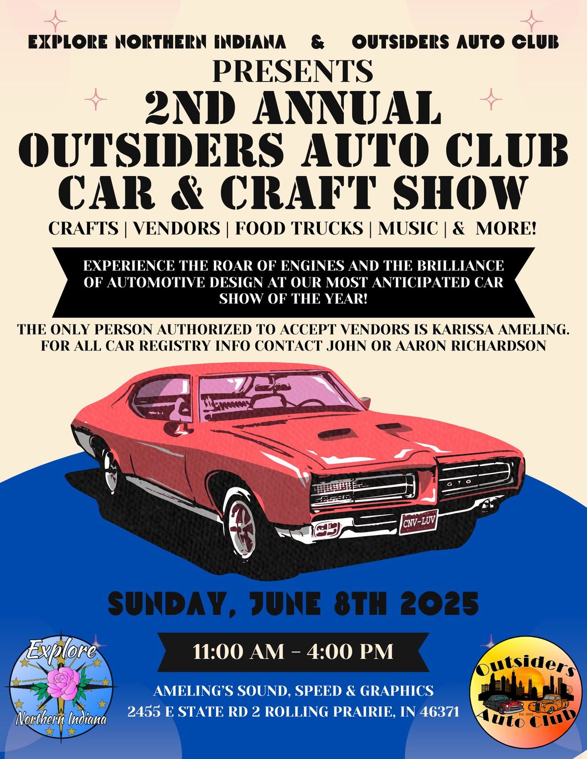 2nd Annual Outsiders Auto Club Car & Craft Show