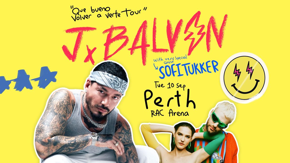 J Balvin at RAC Arena, Perth (Lic. All Ages)