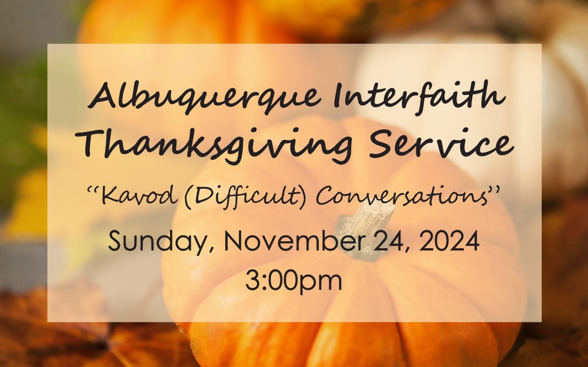 Albuquerque Interfaith Thanksgiving Service