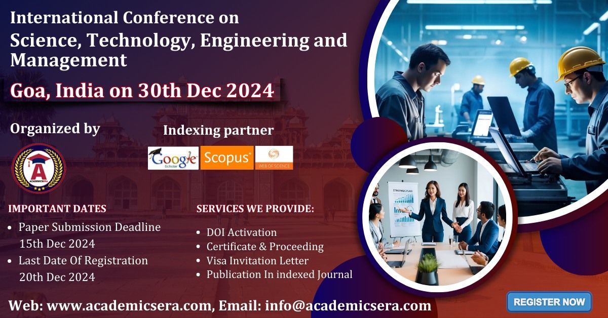 Academicsera International Conference 30th December 2024 Goa,India 