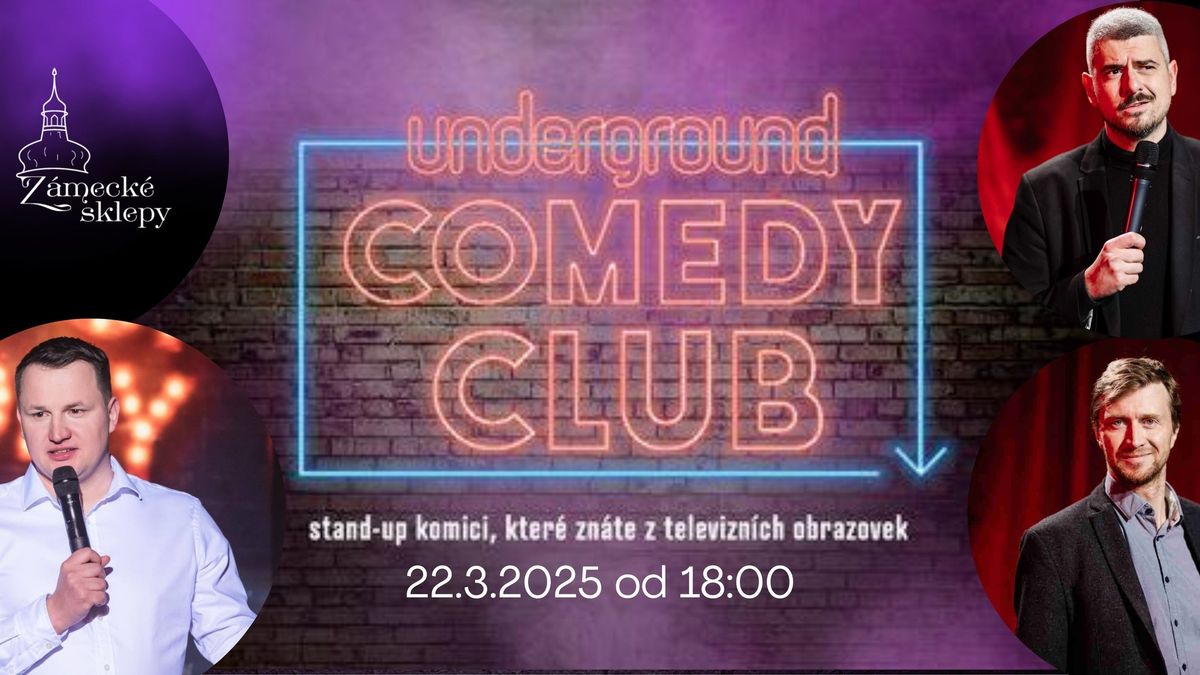 UNDERGROUND COMEDY CLUB v Z\u00e1meck\u00fdch sklepech