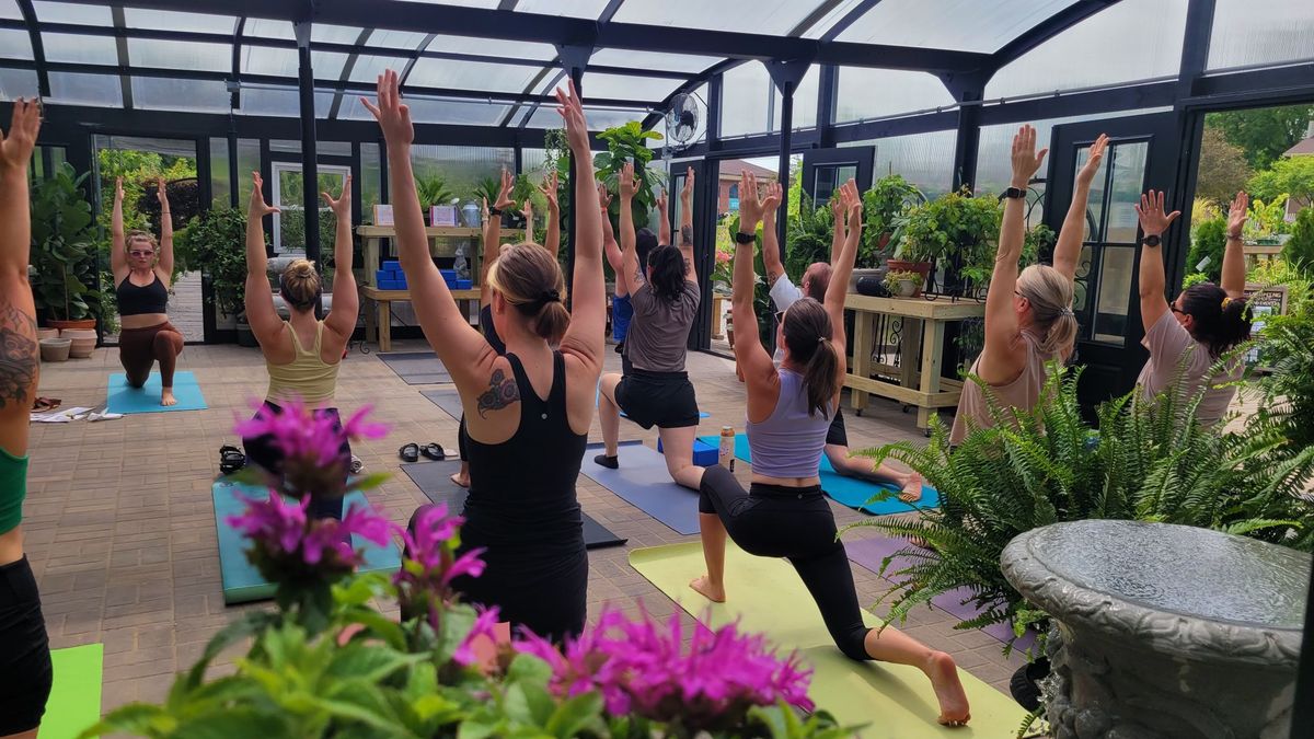 Yoga in the Greenhouse 