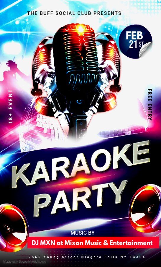 Karaoke Night with DJ MXN \/ Mixon Music & Entertainment at the Buff Club