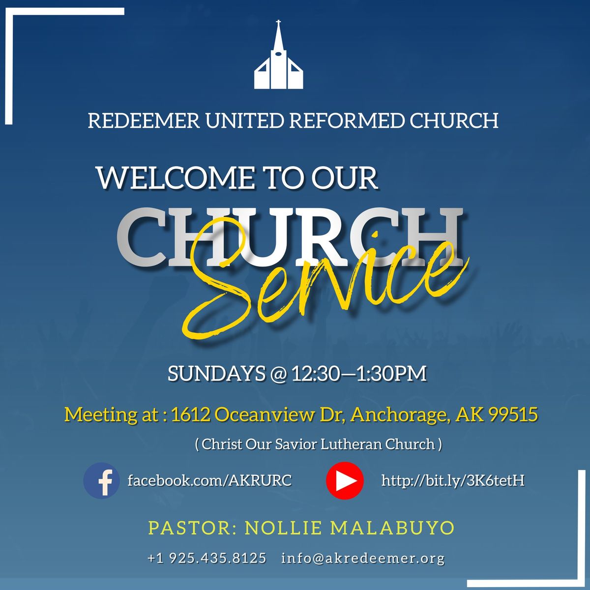 Worship Service @ Redeemer United Reformed Church