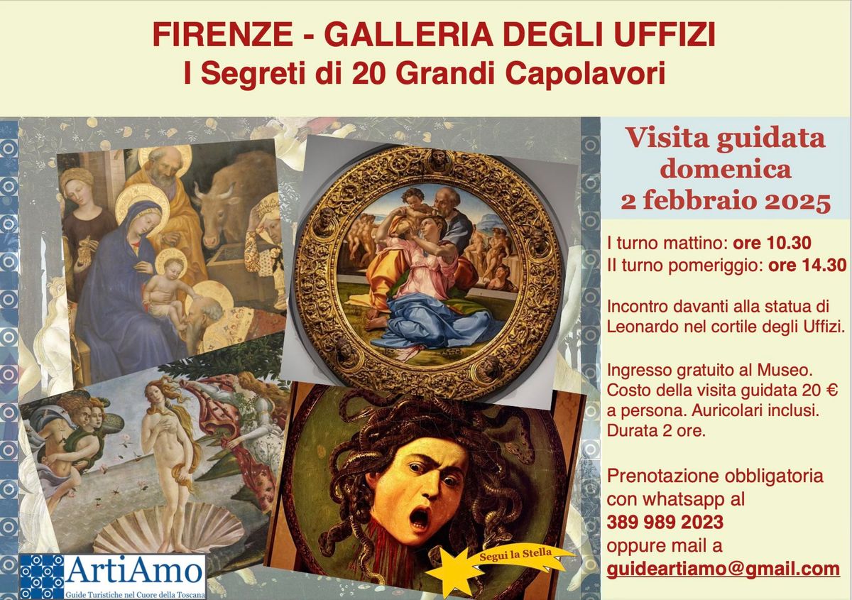 Visita Guidata alla Galleria degli Uffizi. I Segreti di 20 Capolavori 