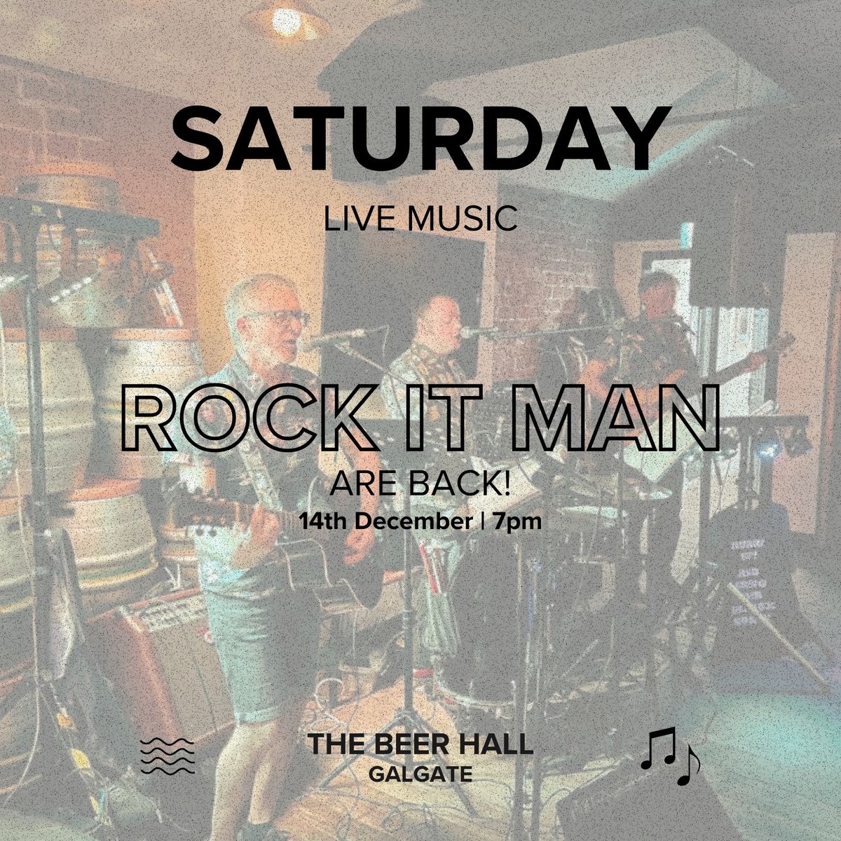 Feeling festive with Rock It Man at The Beer Hall\ud83c\udfb8\ud83c\udfb6