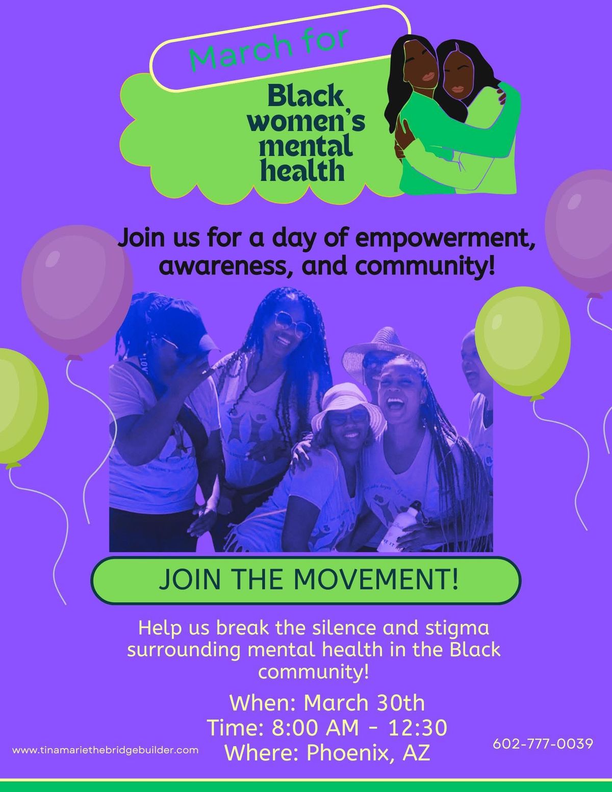 March for Black Women\u2019s Mental Health 