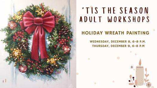 Holiday Wreath Painting
