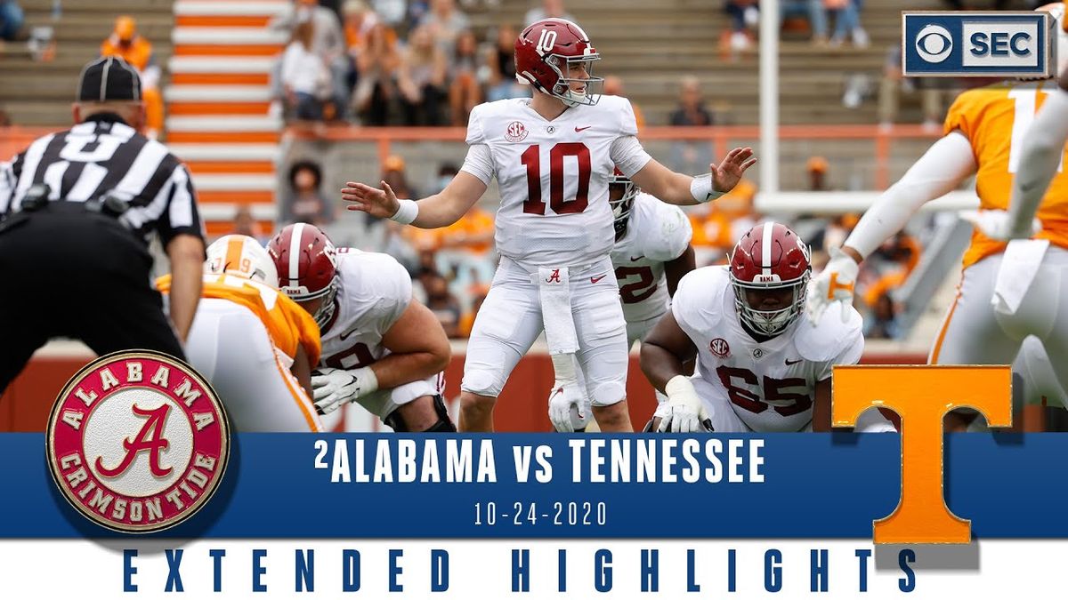 Alabama Crimson Tide vs. Tennessee Volunteers