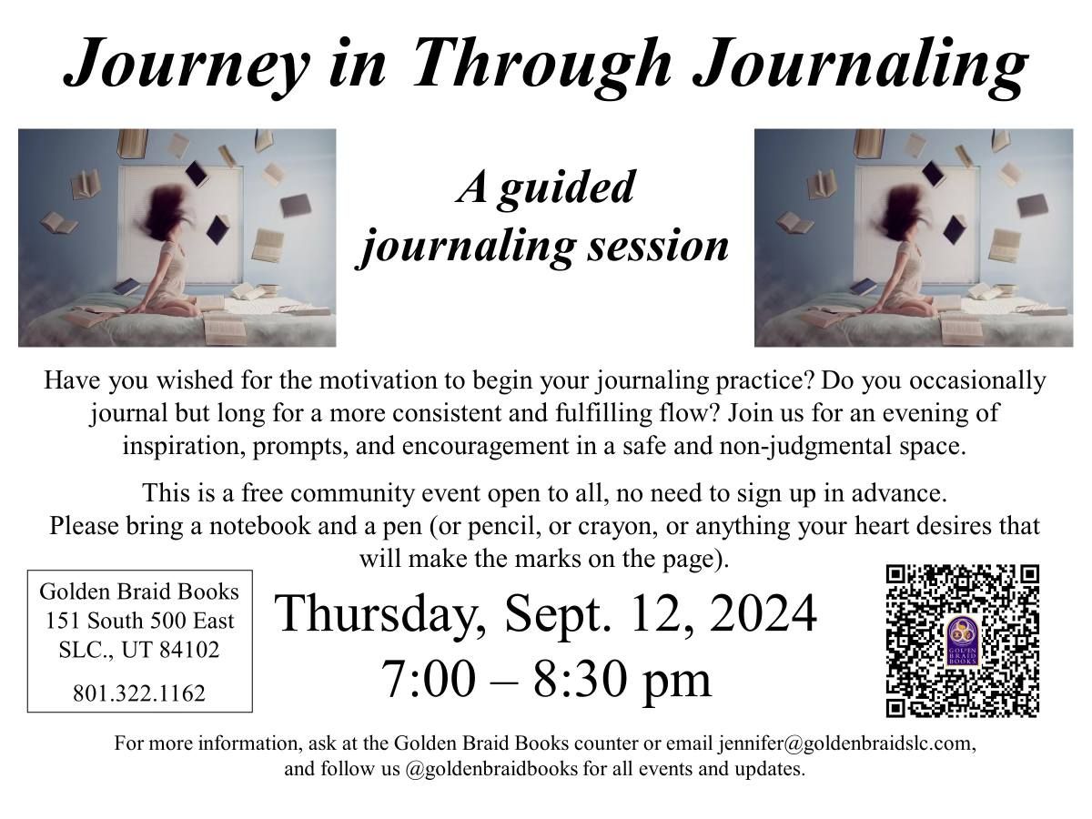 Writing Workshop Series: Journey in Through Journaling