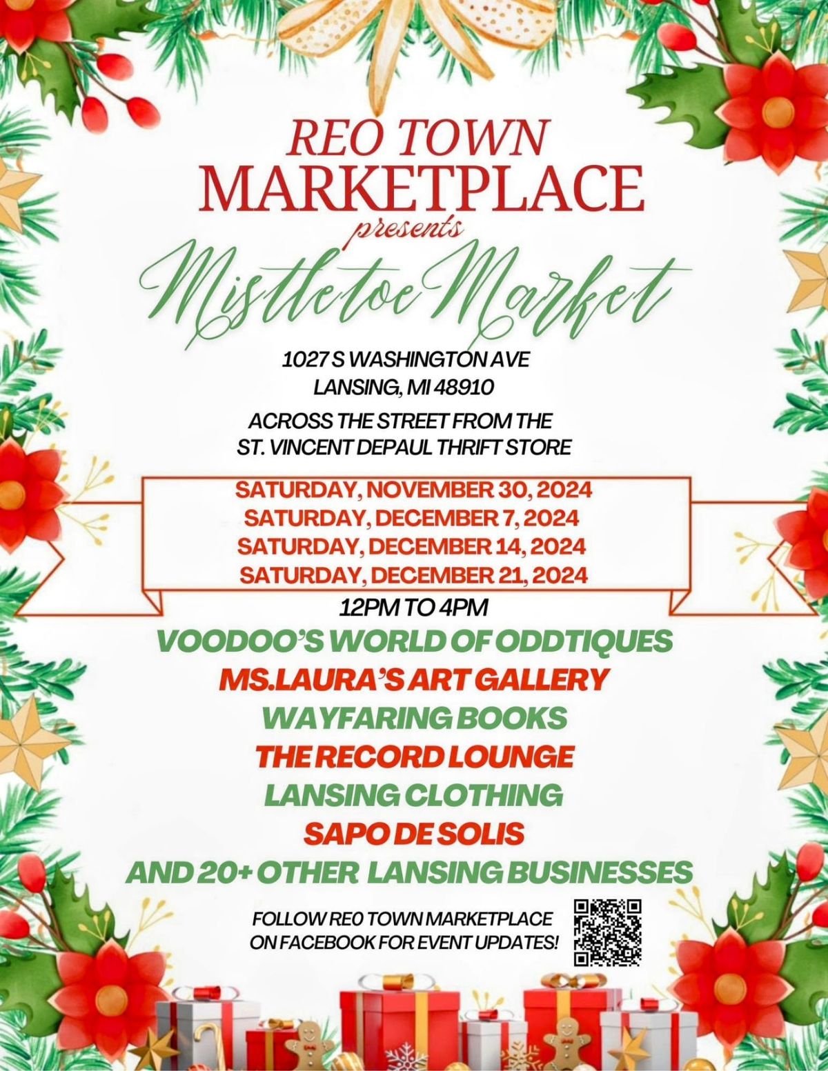 REO Town Marketplace Holiday Market