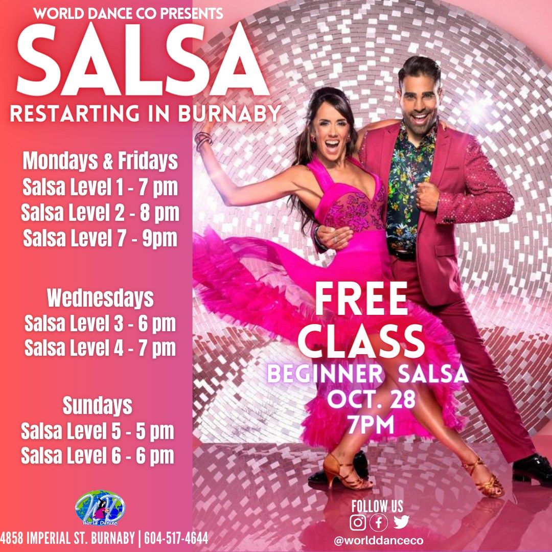 FREE BEGINNER SALSA CLASS!!!