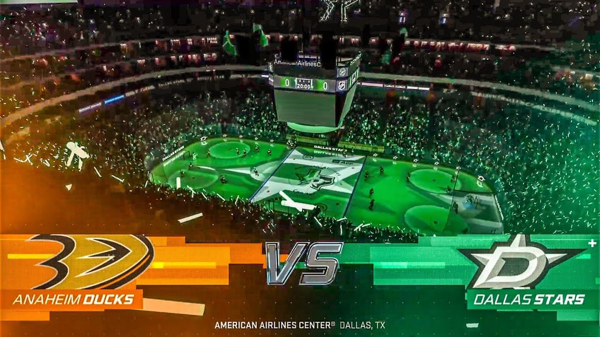 Anaheim Ducks at Dallas Stars at American Airlines Center - TX