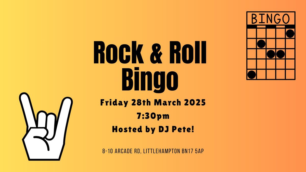 Rock and Roll Bingo!