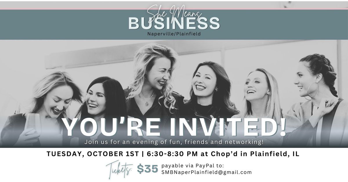 Women's Fall Networking Event - She Mean's Business Fall Networking Night