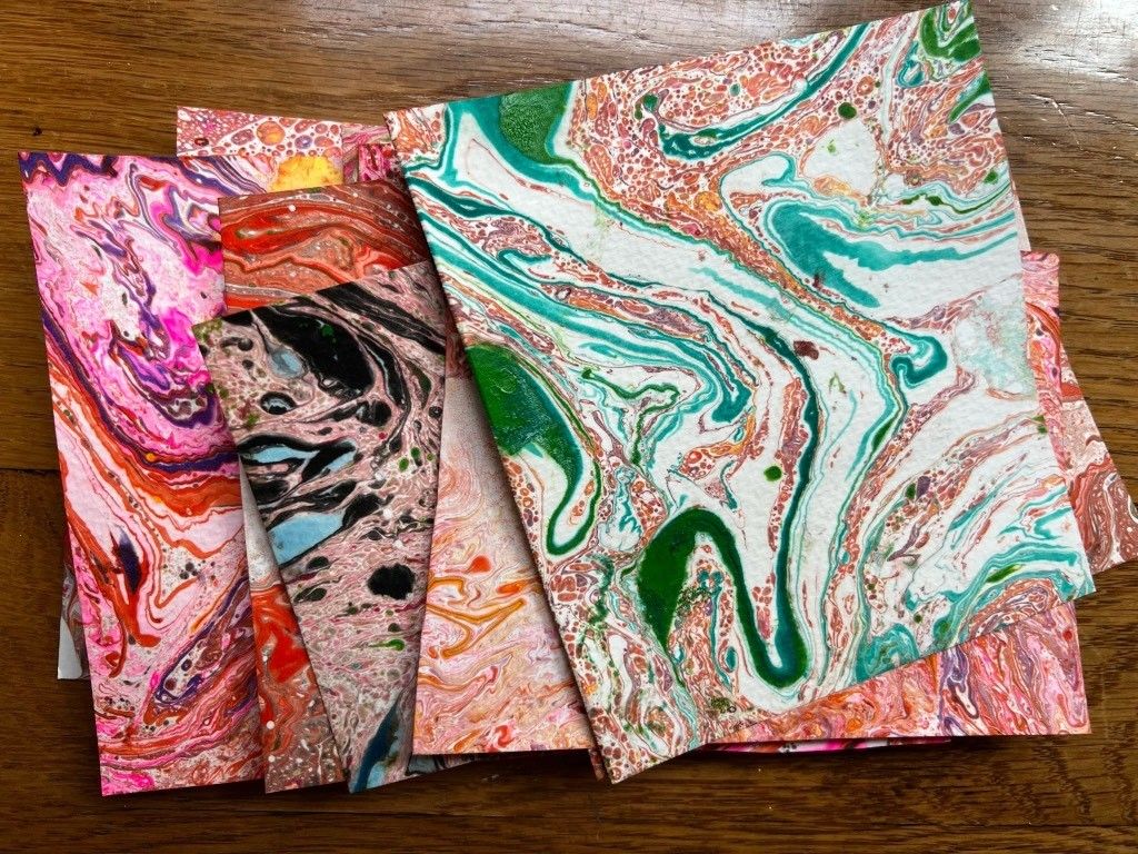 Unleash the Flow- Water Marbling Class