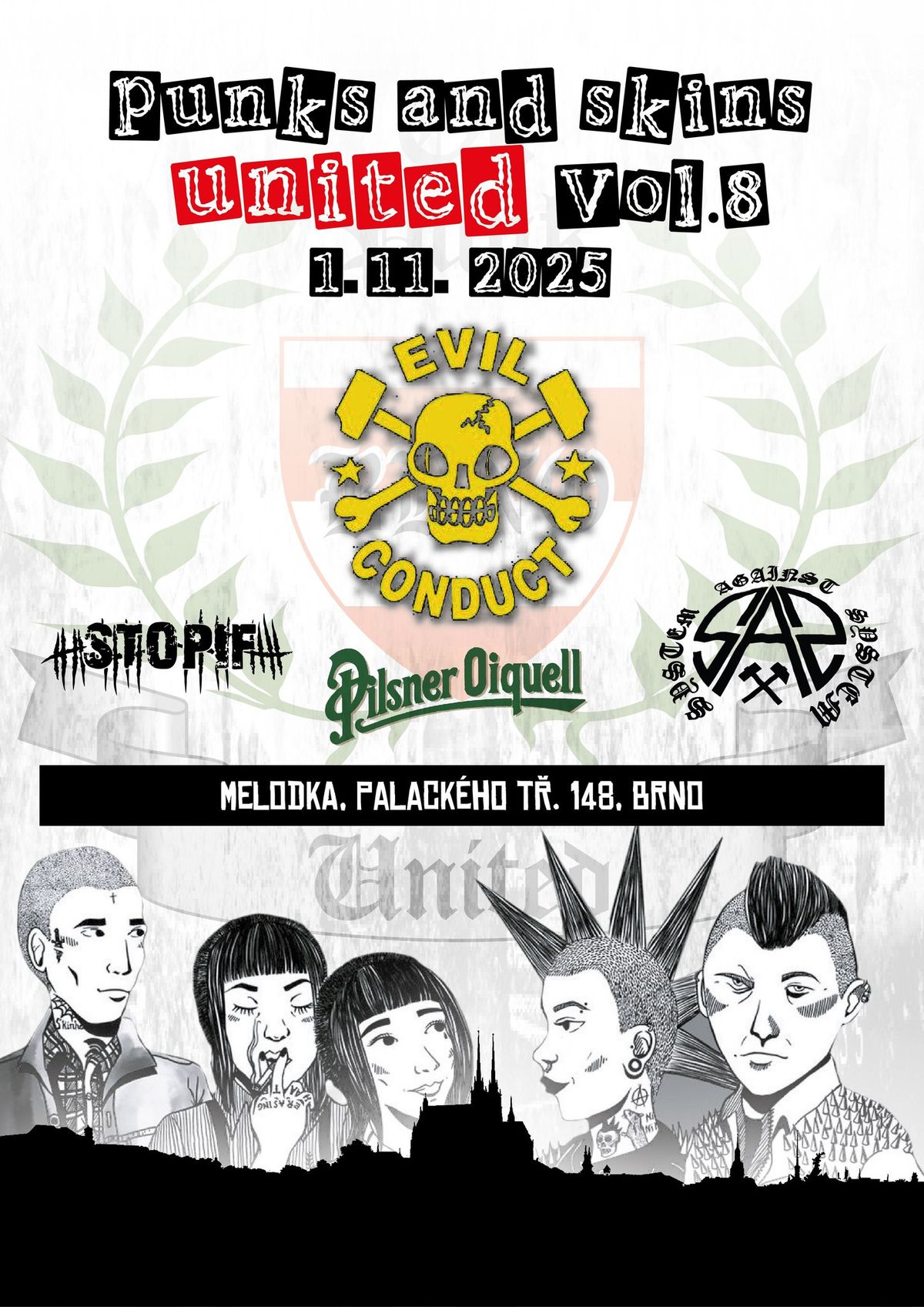 PUNKS AND SKINS UNITED vol. 8