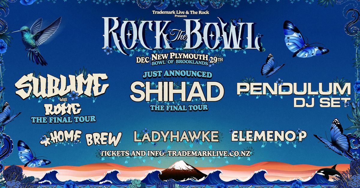 Rock The Bowl ft. Shihad, Sublime, Pendulum & more | New Plymouth