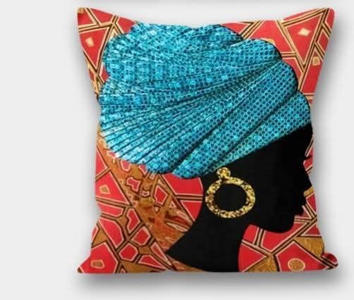 Nubian Art Pillow Paint night