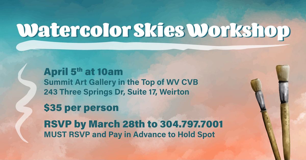 Watercolor Skies Workshop